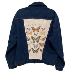 Papillons Butterfly Up - Cycled Wrangler Denim Jacket